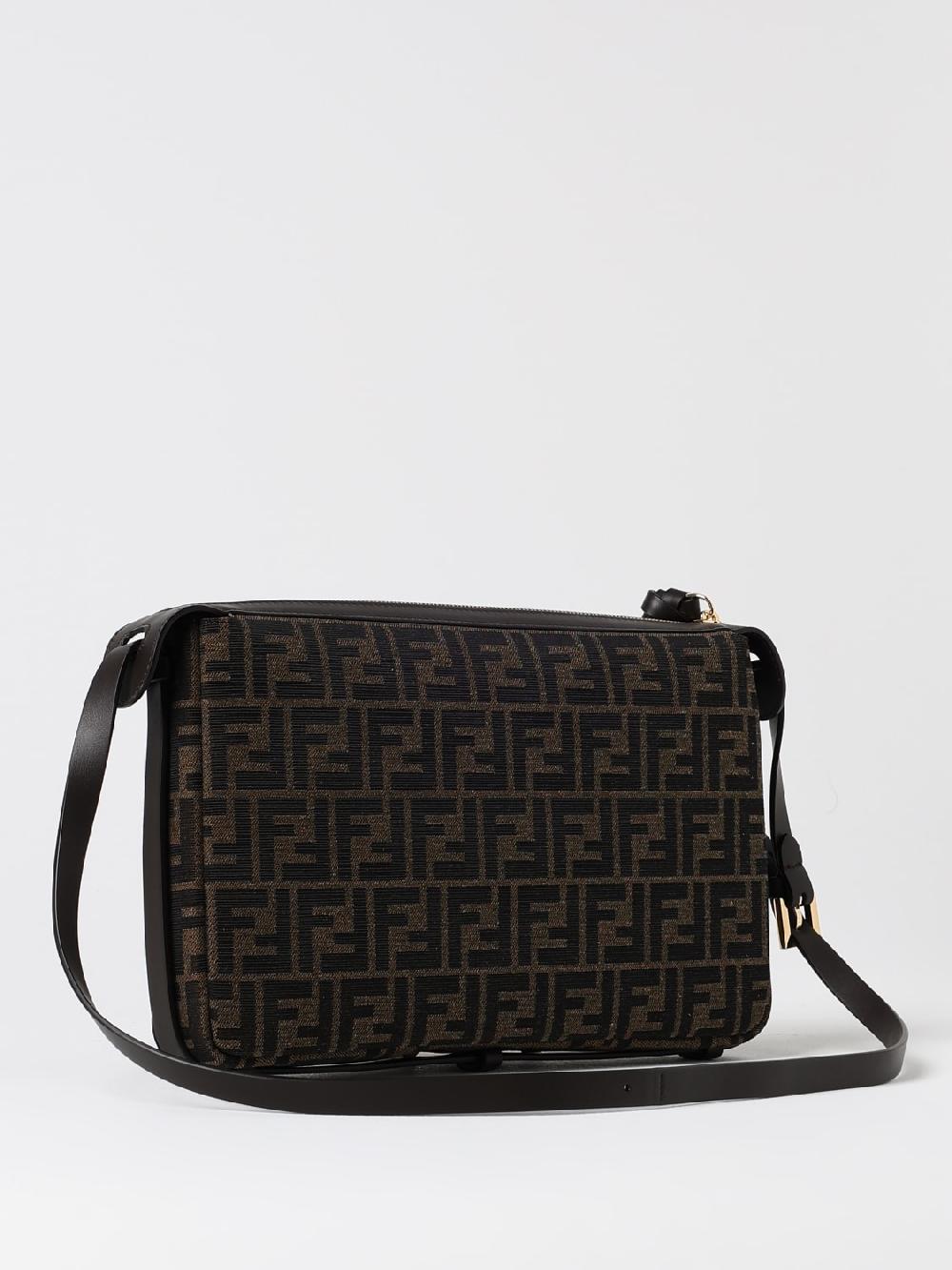 Giglio Borsa Simply Fendi In Tessuto Con Monogram FF Jacquard