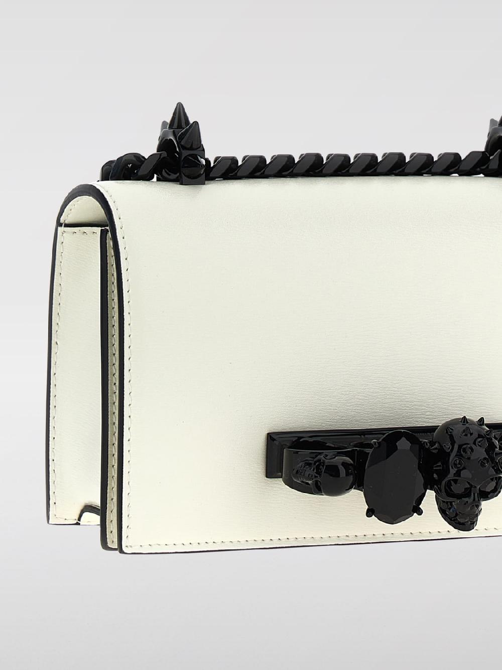 Giglio Borsa Skull Alexander McQueen In Pelle A Grana