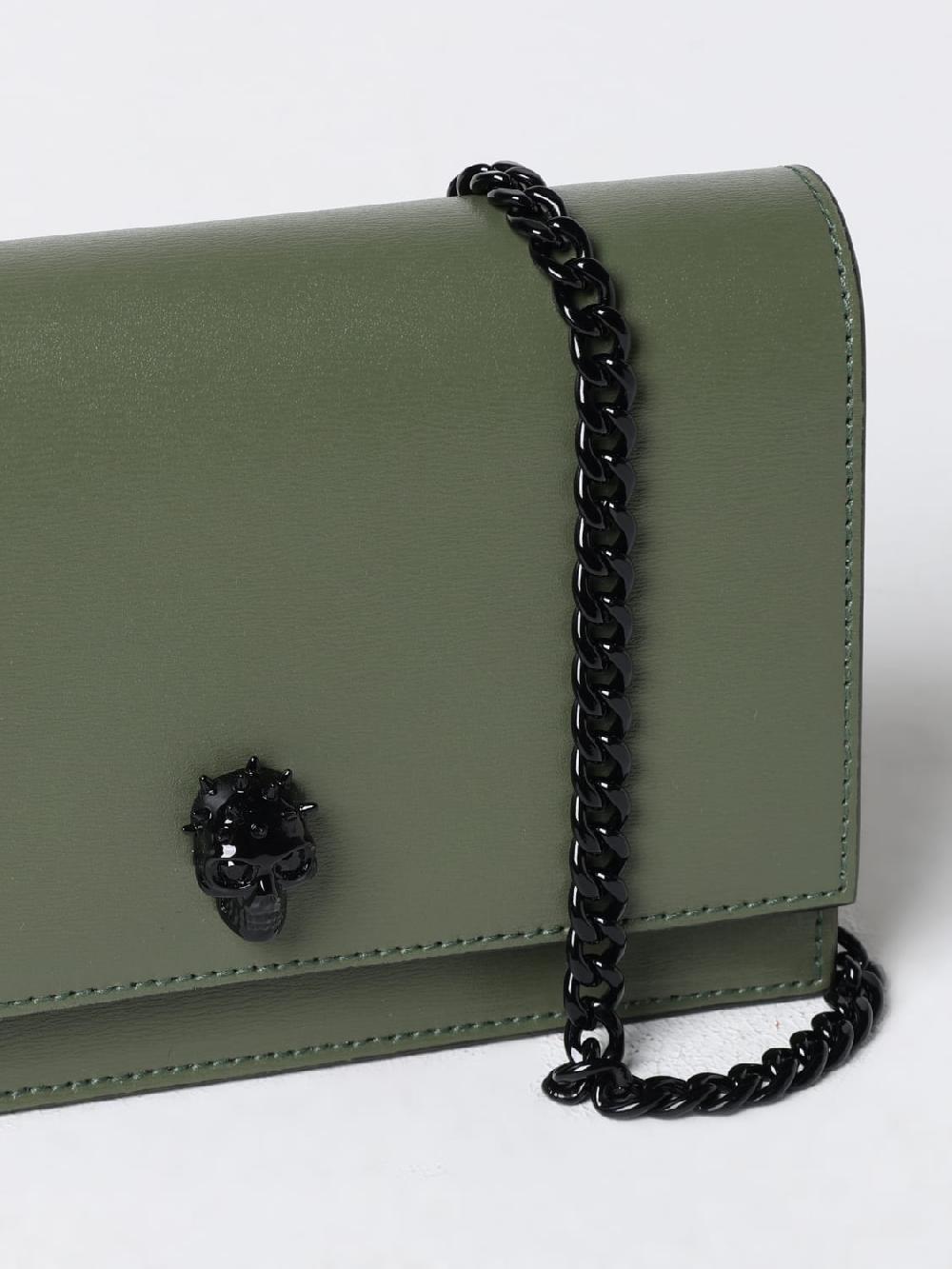 Giglio Borsa Skull Alexander McQueen In Pelle A Grana
