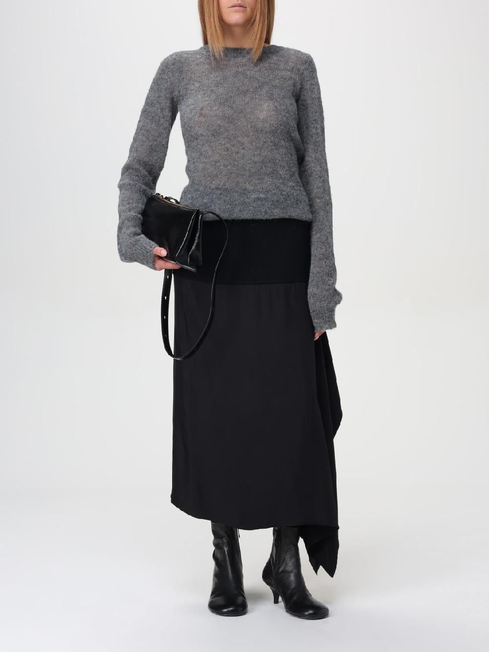 Giglio Borsa Small Empire Jil Sander In Pelle Stampa Cocco