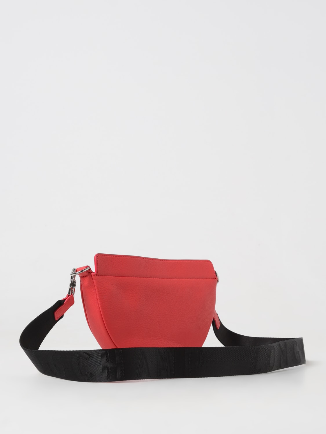 Giglio Borsa Smile S Longchamp In Pelle A Grana Con Tracolla