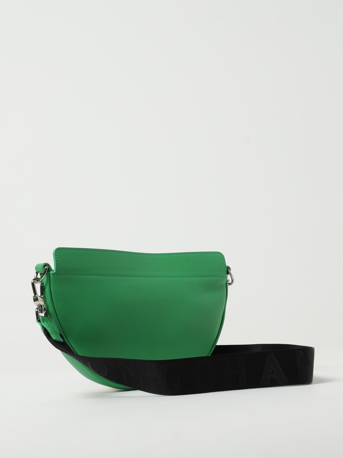 Giglio Borsa Smile S Longchamp In Pelle A Grana Con Tracolla