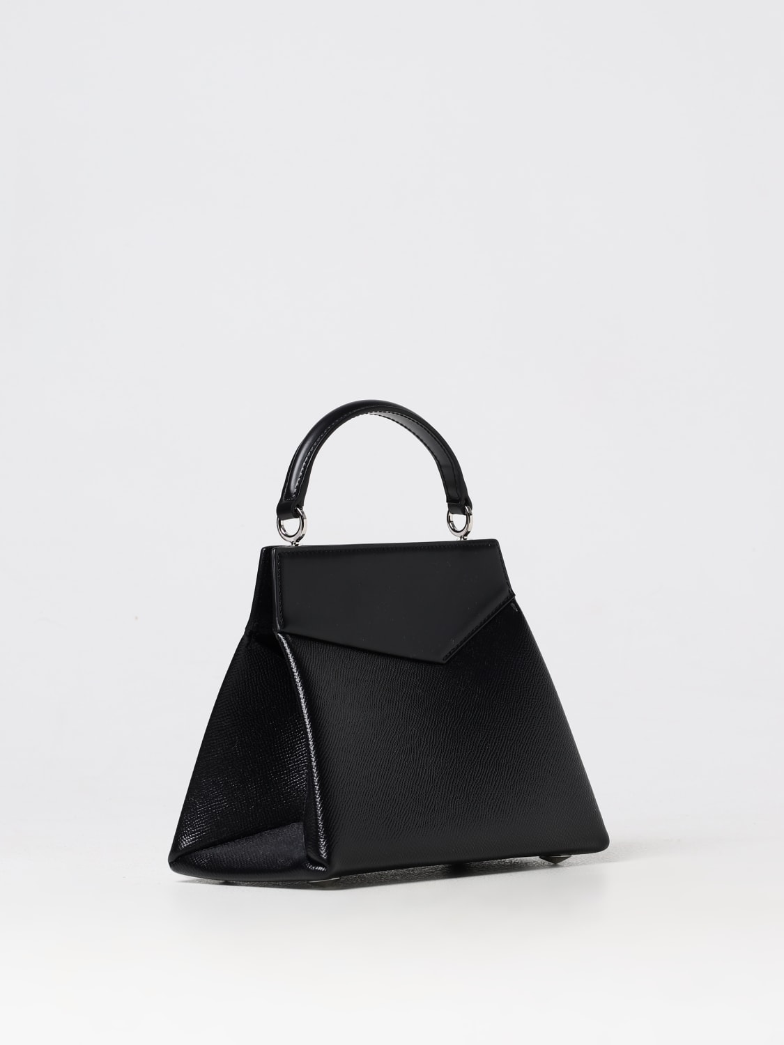 Giglio Borsa Snatched Maison Margiela In Pelle A Grana