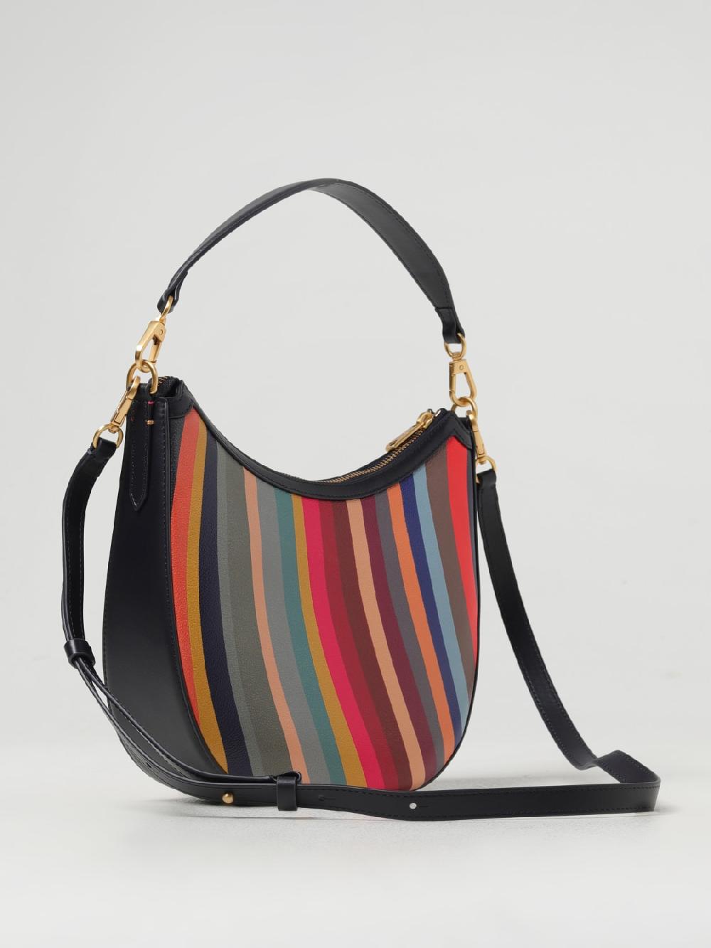 Giglio Borsa Swirl Paul Smith In Pelle A Grana Con Stampa Multicolor