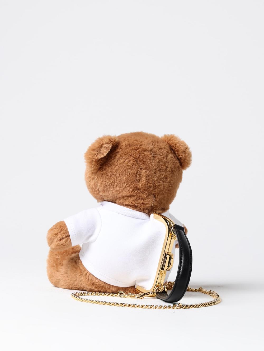 Giglio Borsa Teddy Moschino Couture In Pelliccia Sintetica