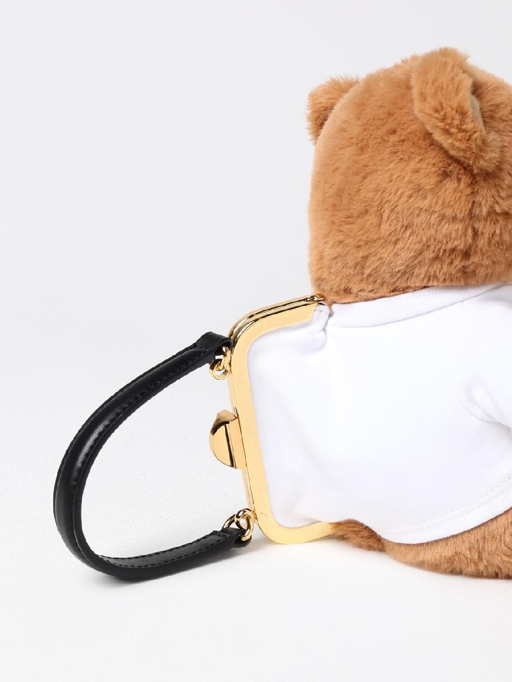 Giglio Borsa Teddy Moschino Couture In Pelliccia Sintetica