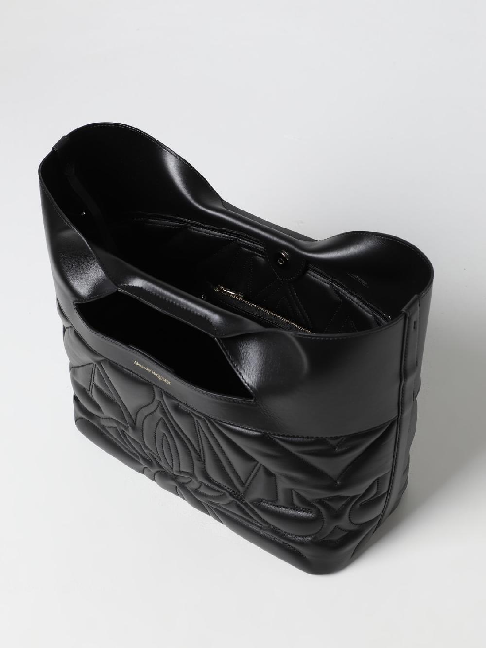 Giglio Borsa The Bow Alexander McQueen In Pelle Trapuntata