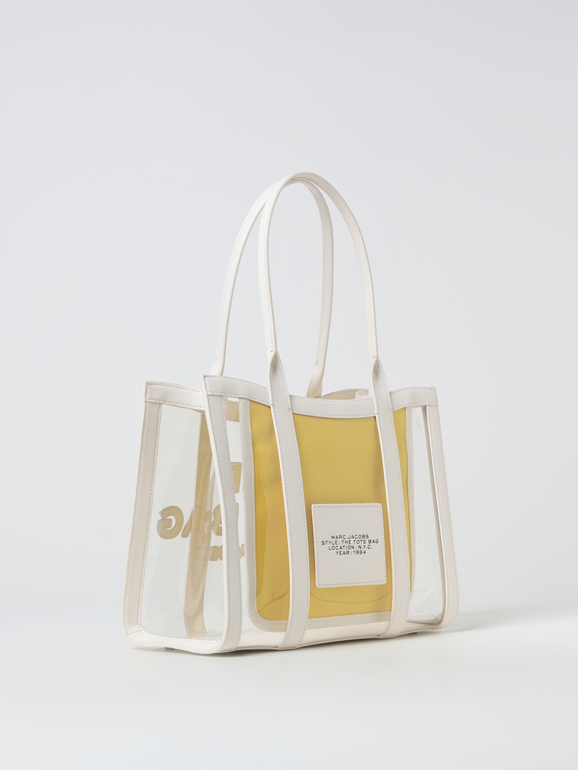 Giglio Borsa The Clear Medium Tote Bag Marc Jacobs In Pvc