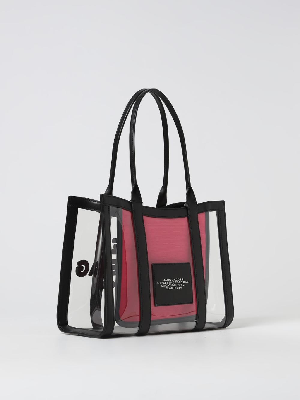 Giglio Borsa The Clear Medium Tote Bag Marc Jacobs In Pvc