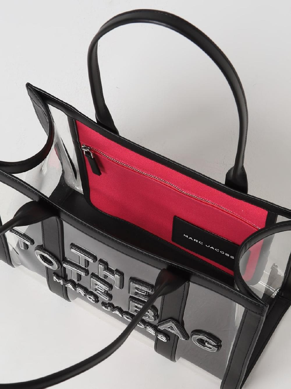 Giglio Borsa The Clear Medium Tote Bag Marc Jacobs In Pvc