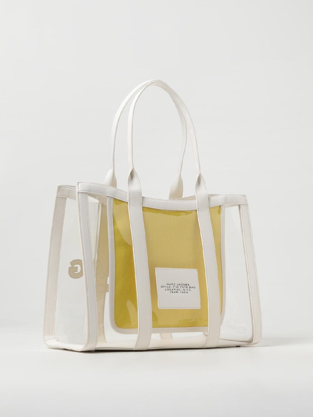 Giglio Borsa The Clear Tote Bag Marc Jacobs In Pvc E Pelle