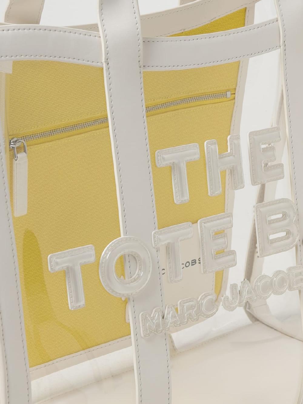 Giglio Borsa The Clear Tote Bag Marc Jacobs In Pvc E Pelle
