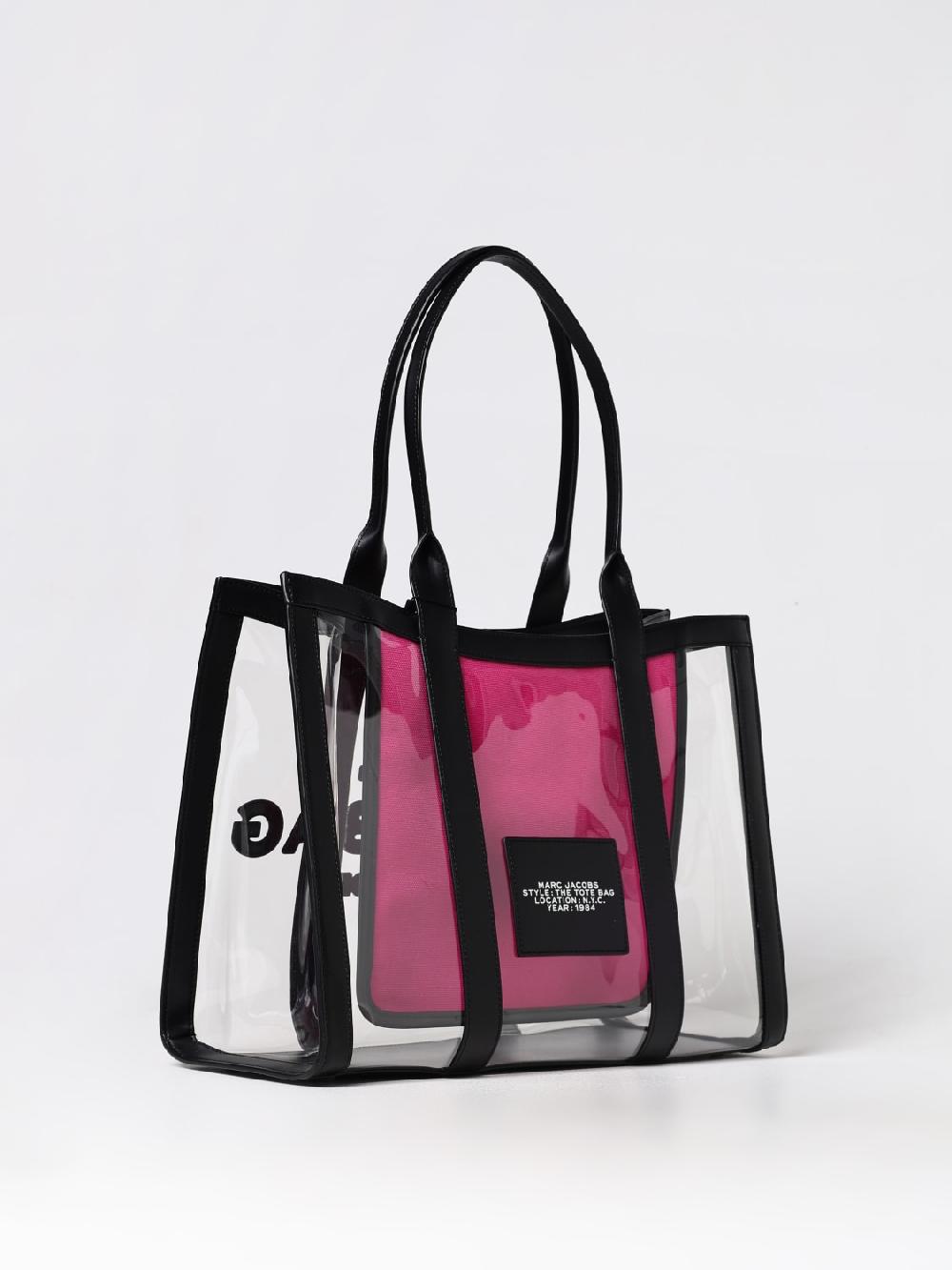 Giglio Borsa The Clear Tote Bag Marc Jacobs In Pvc E Pelle
