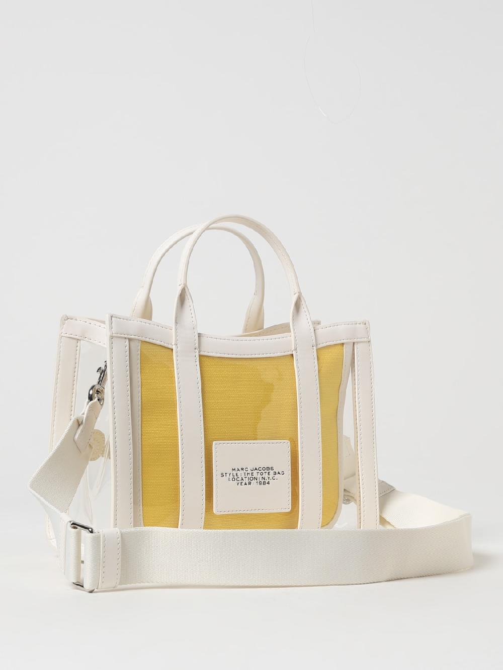 Giglio Borsa The Clear Tote Bag Marc Jacobs In Pvc E Pelle