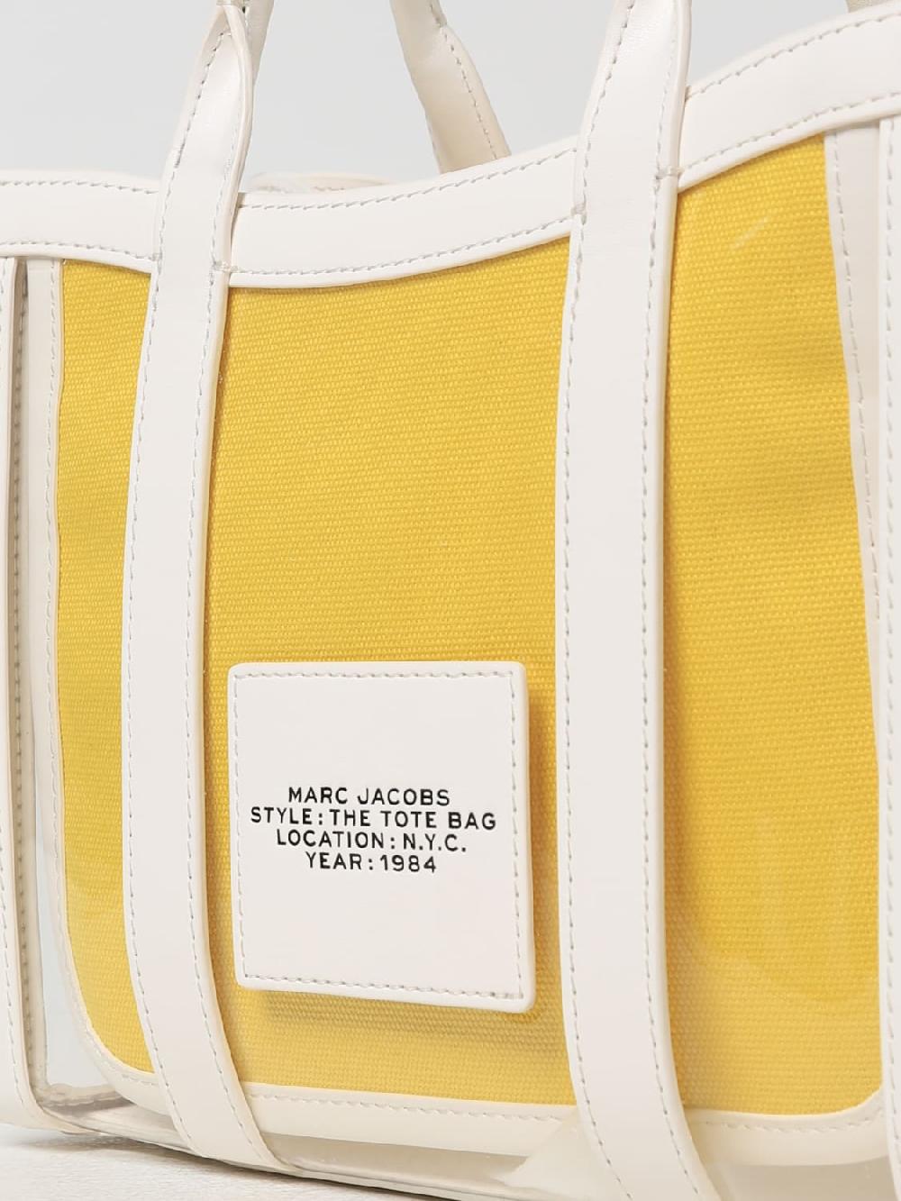 Giglio Borsa The Clear Tote Bag Marc Jacobs In Pvc E Pelle