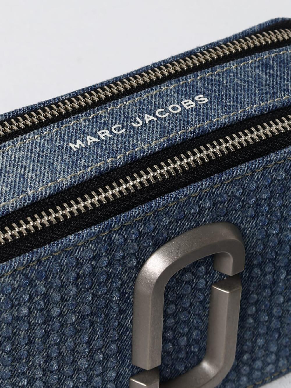 Giglio Borsa The Crystal Denim Snapshot Marc Jacobs In Denim Con Strass All Over
