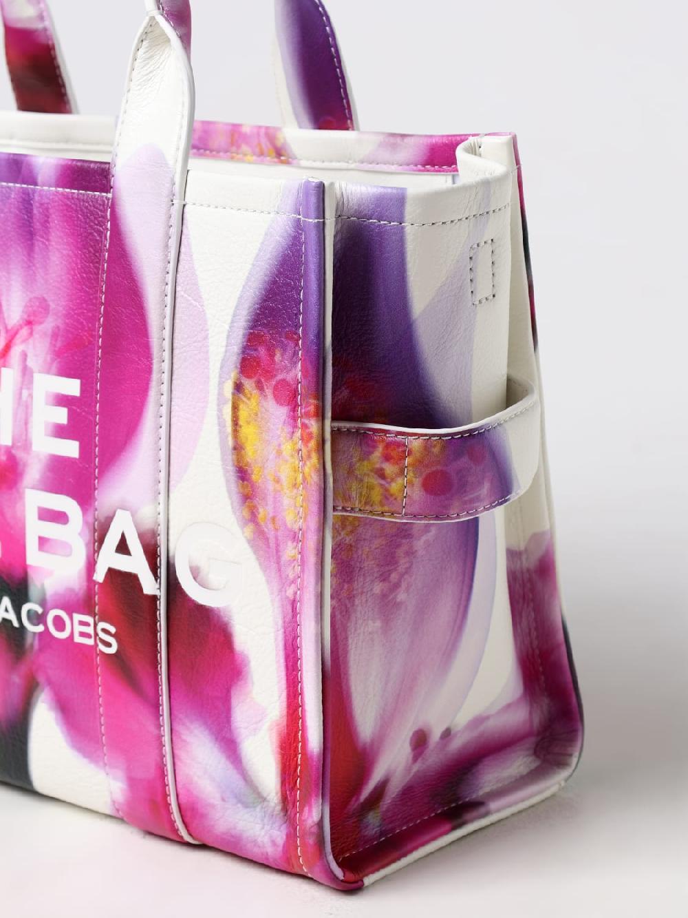 Giglio Borsa The Future Floral Tote Bag Marc Jacobs In Pelle A Grana