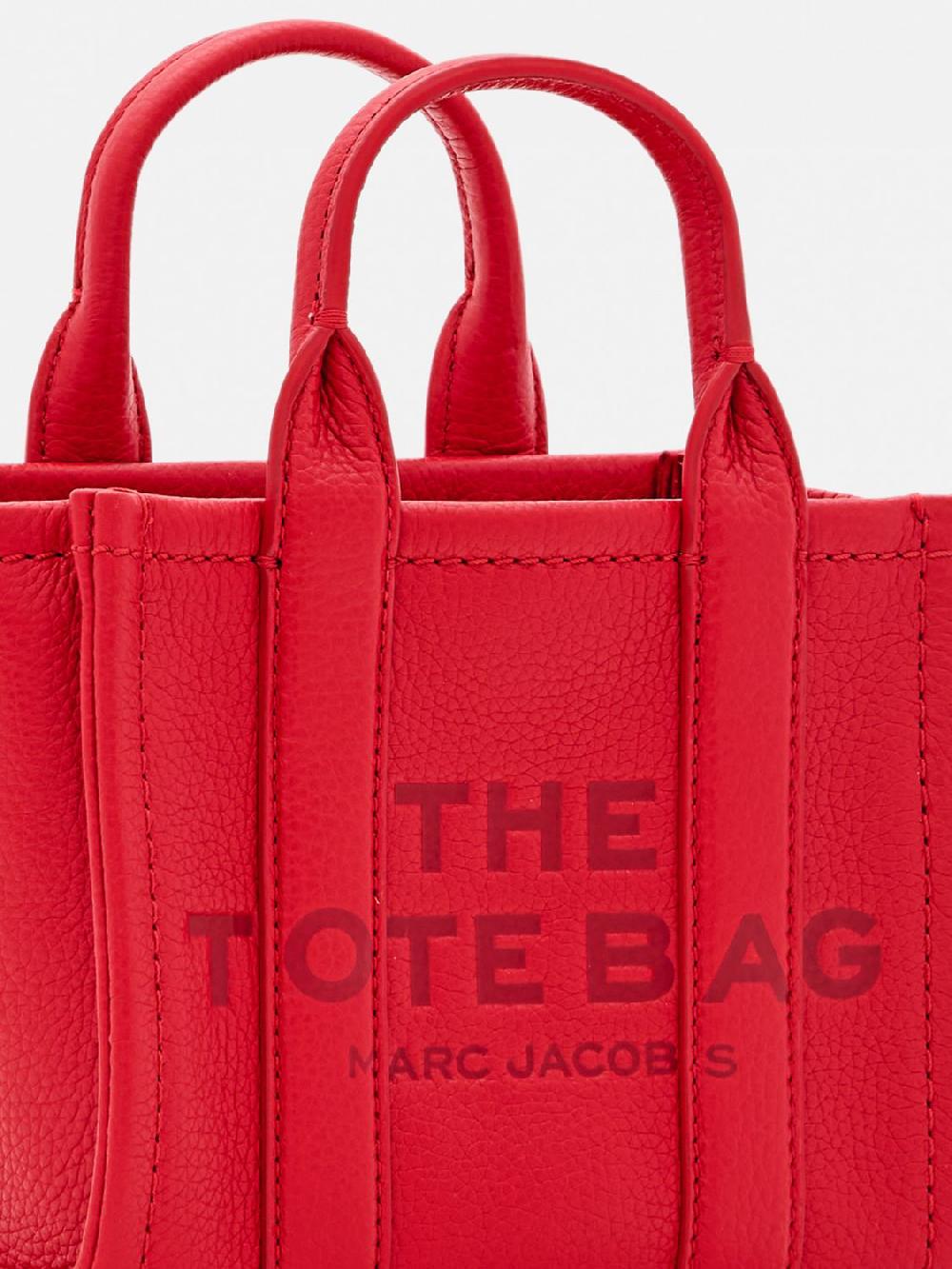 Giglio Borsa The Leather Crossbody Tote Marc Jacobs In Pelle A Grana