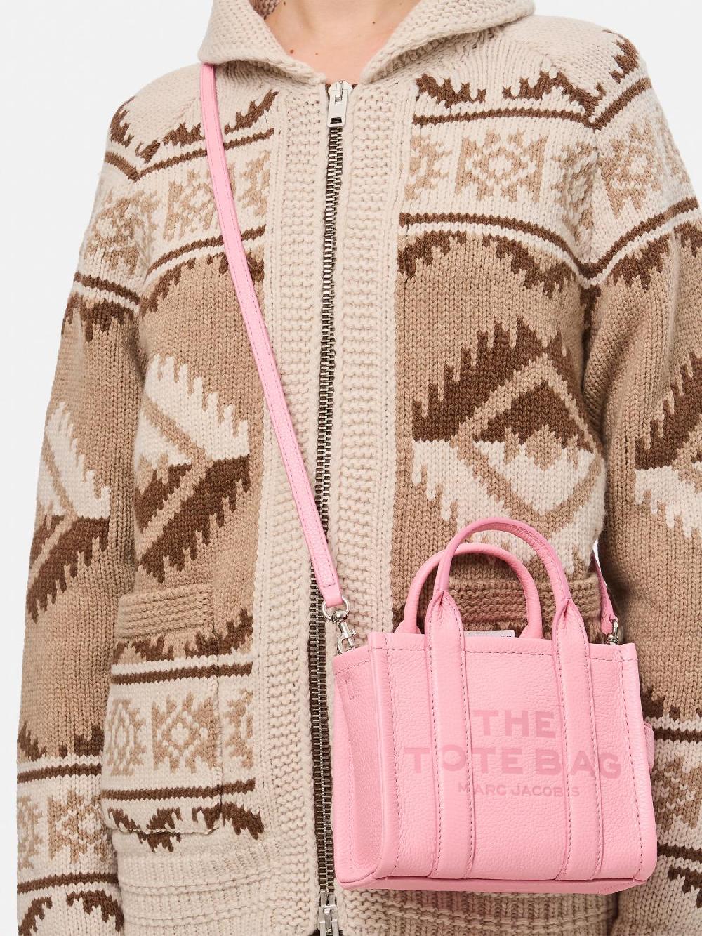 Giglio Borsa The Leather Crossbody Tote Marc Jacobs In Pelle A Grana