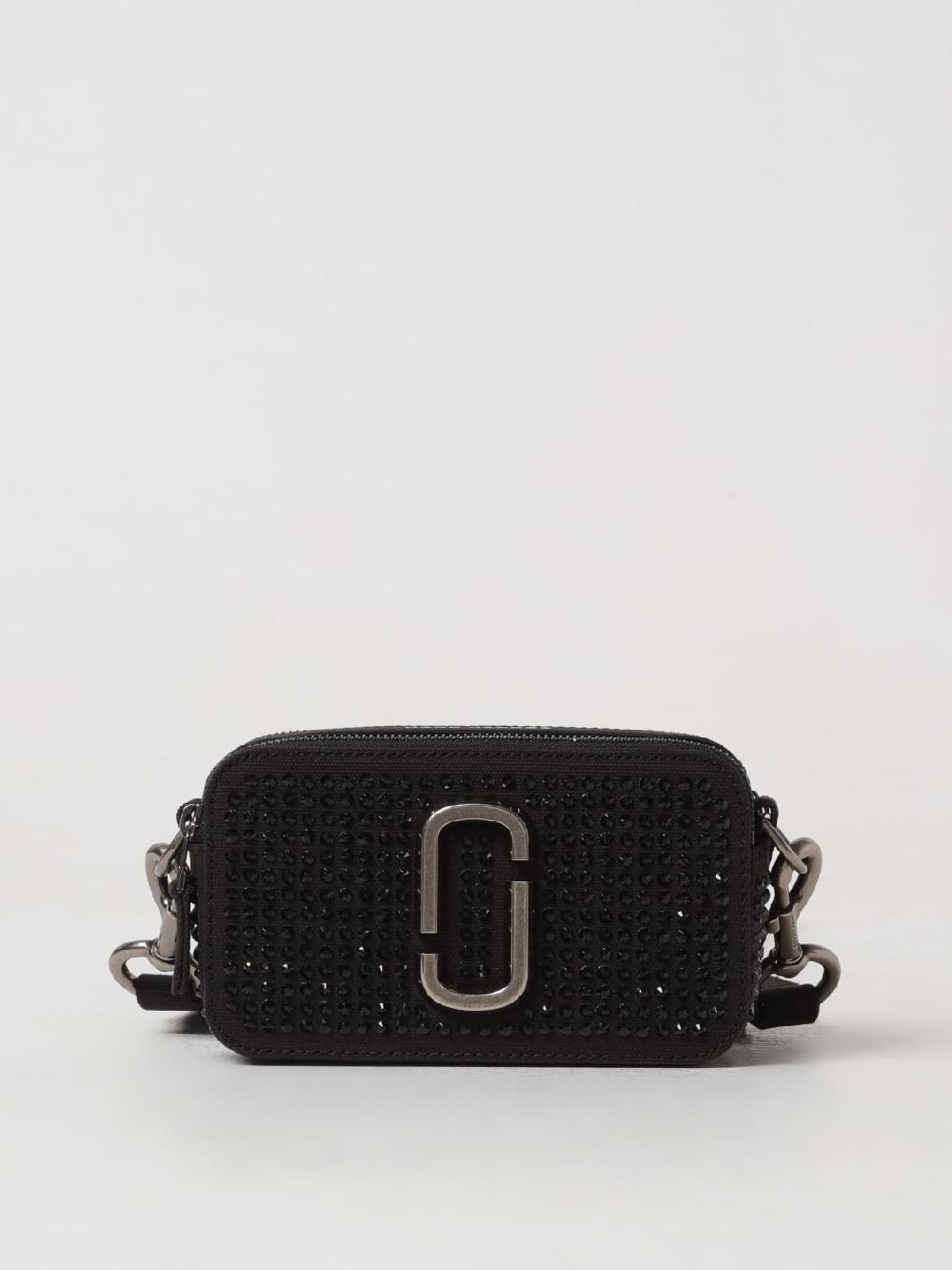 Giglio Borsa The Snapshot Marc Jacobs in canvas con strass