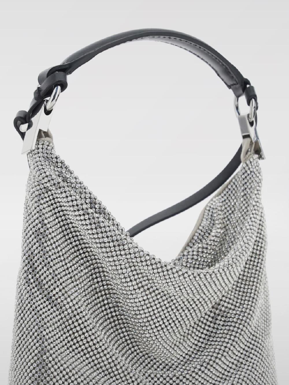 Giglio Borsa Tote Bella Ciao Benedetta Bruzziches In Maglia Metallica