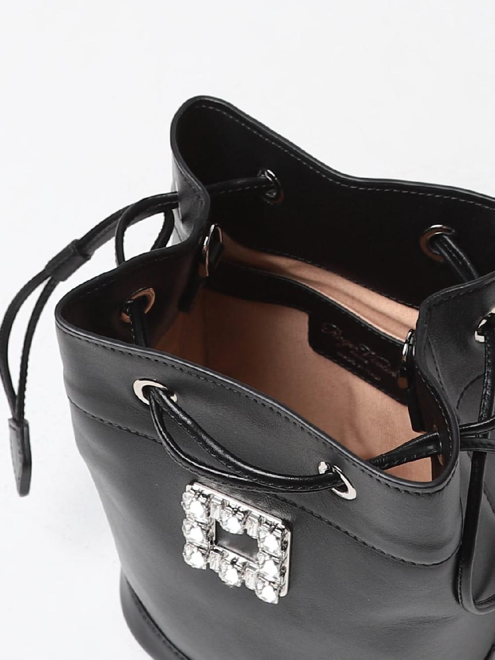 Giglio Borsa Très Vivier Roger Vivier In Pelle Con Fibbia Gioiello