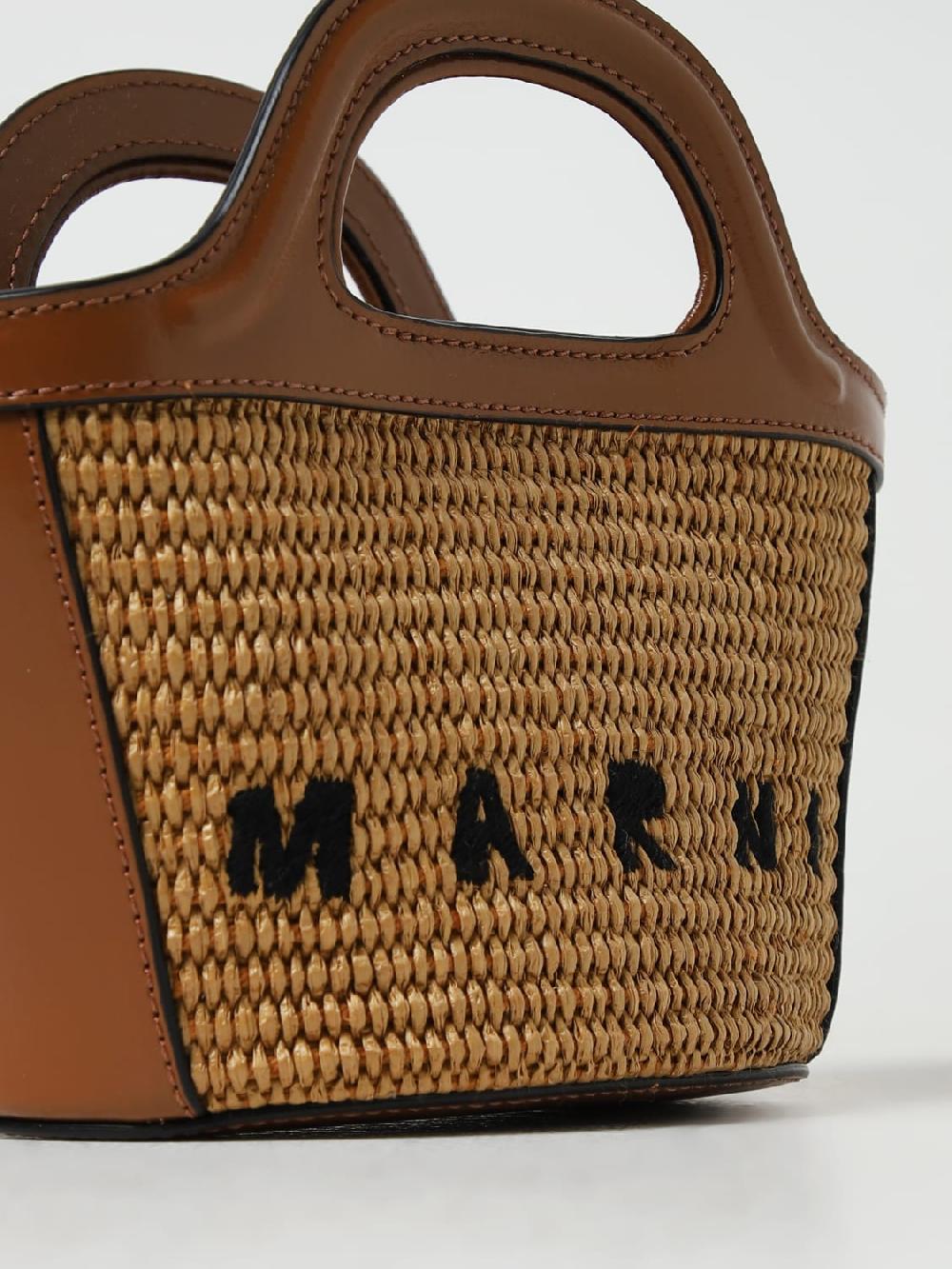 Giglio Borsa Tropicalia Marni In Carta Tessile E Pelle