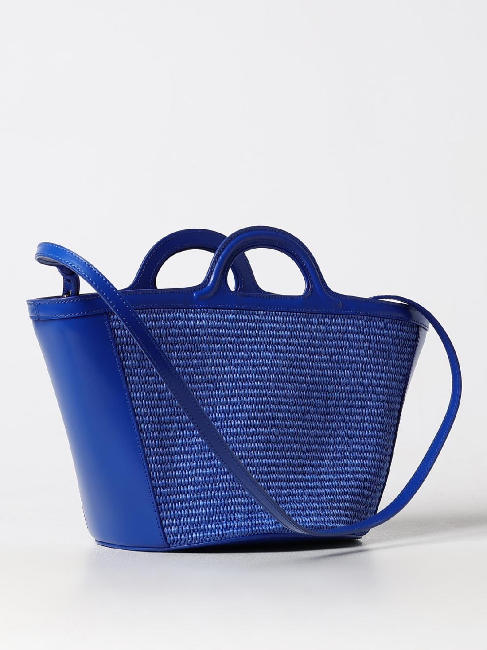 Giglio Borsa Tropicalia Small Marni In Pelle E Rafia