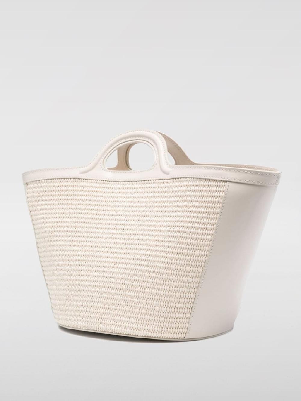 Giglio Borsa Tropicalia Small Marni In Pelle E Rafia