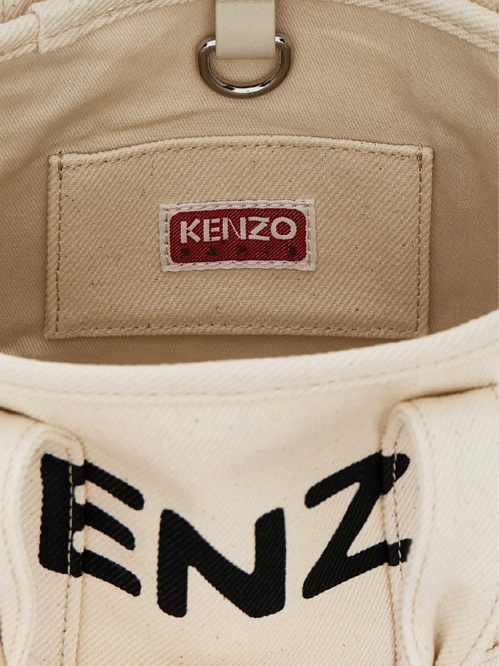 Giglio Borsa Utility Kenzo In Canvas Di Cotone Con Logo
