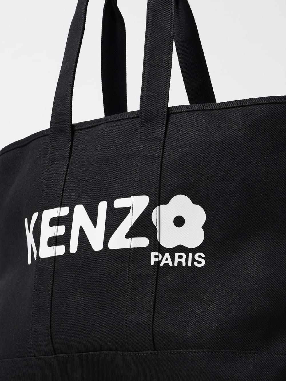 Giglio Borsa Utility Kenzo In Canvas Di Cotone Con Logo