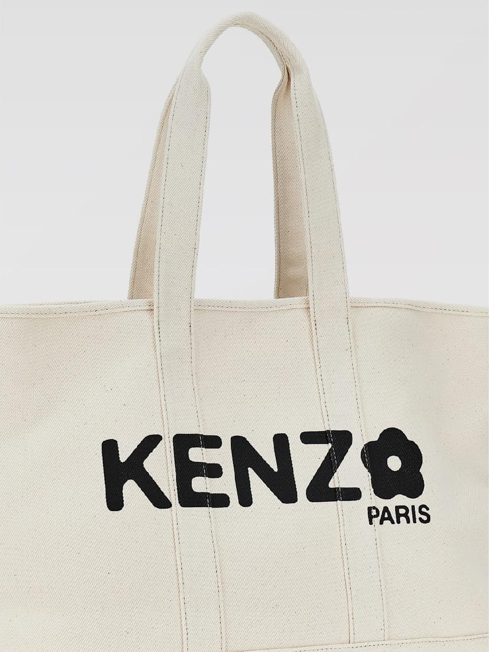 Giglio Borsa Utility Kenzo In Canvas Di Cotone Con Logo