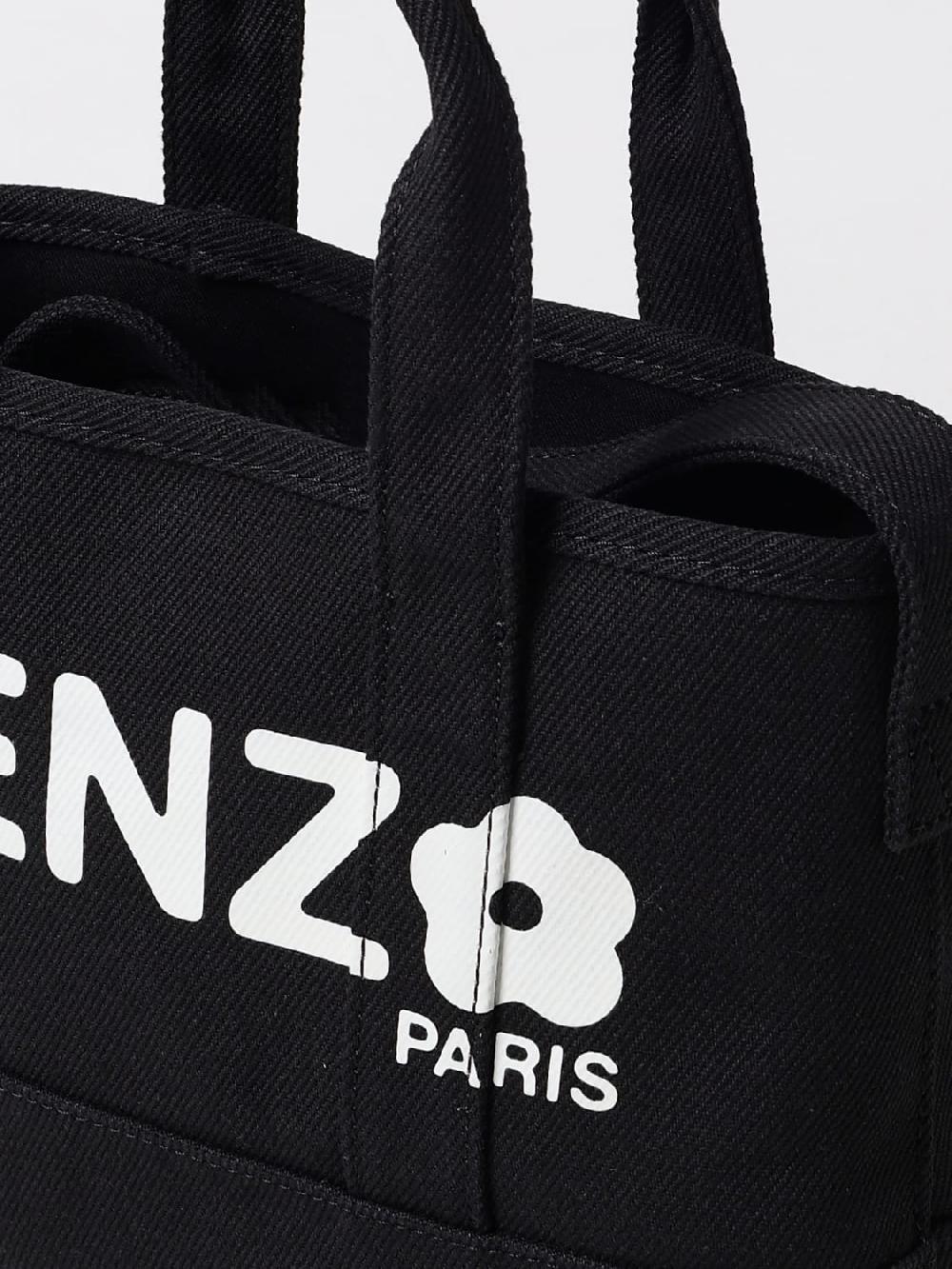 Giglio Borsa Utility Kenzo In Canvas Di Cotone Con Logo