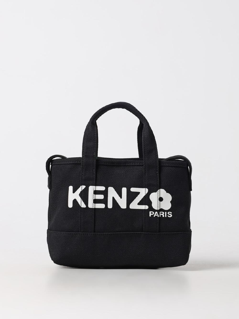 Giglio Borsa Utility Kenzo in canvas di cotone con logo