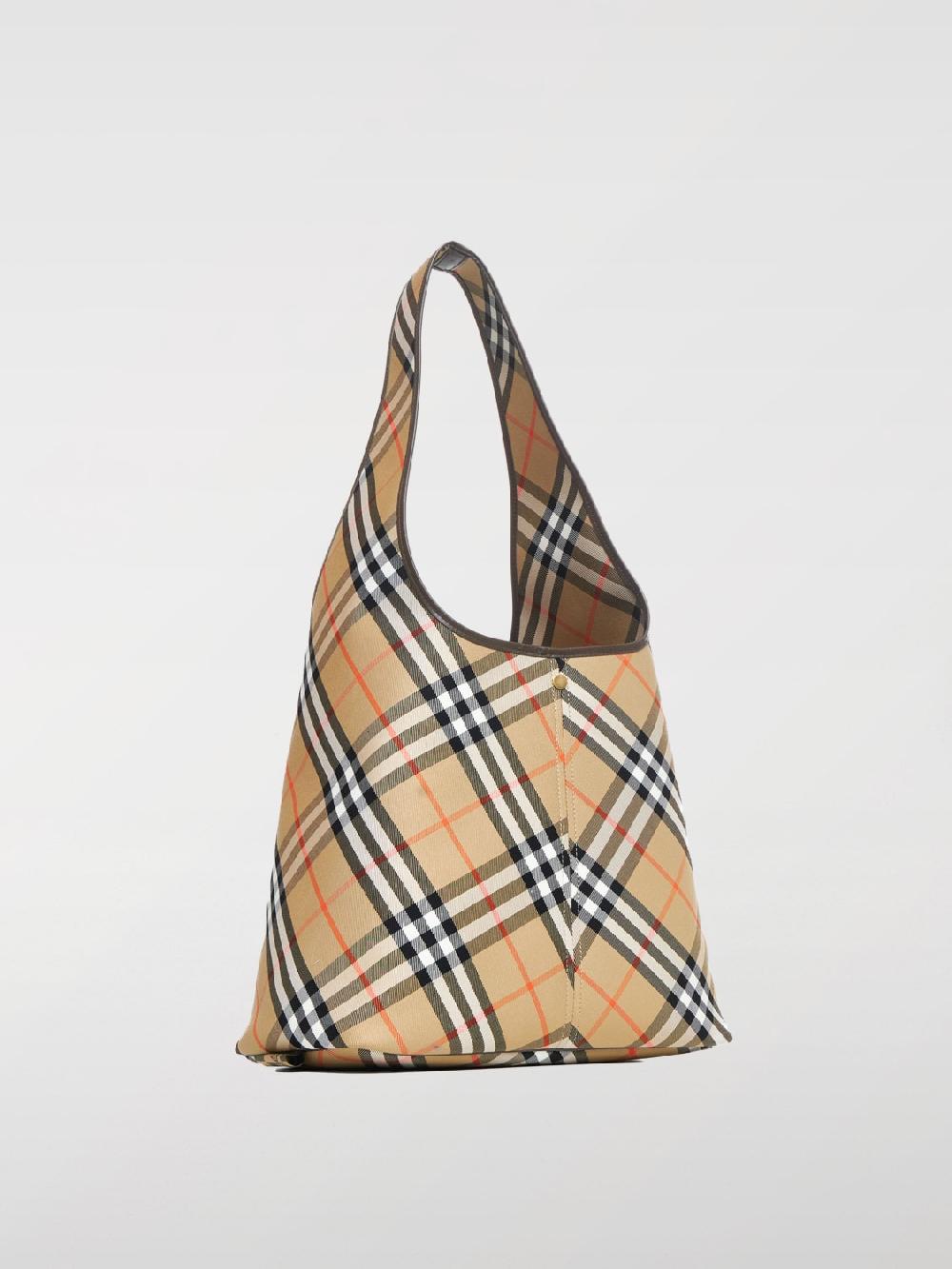 Giglio Borsa Vintage Check Burberry In Canvas Jacquard