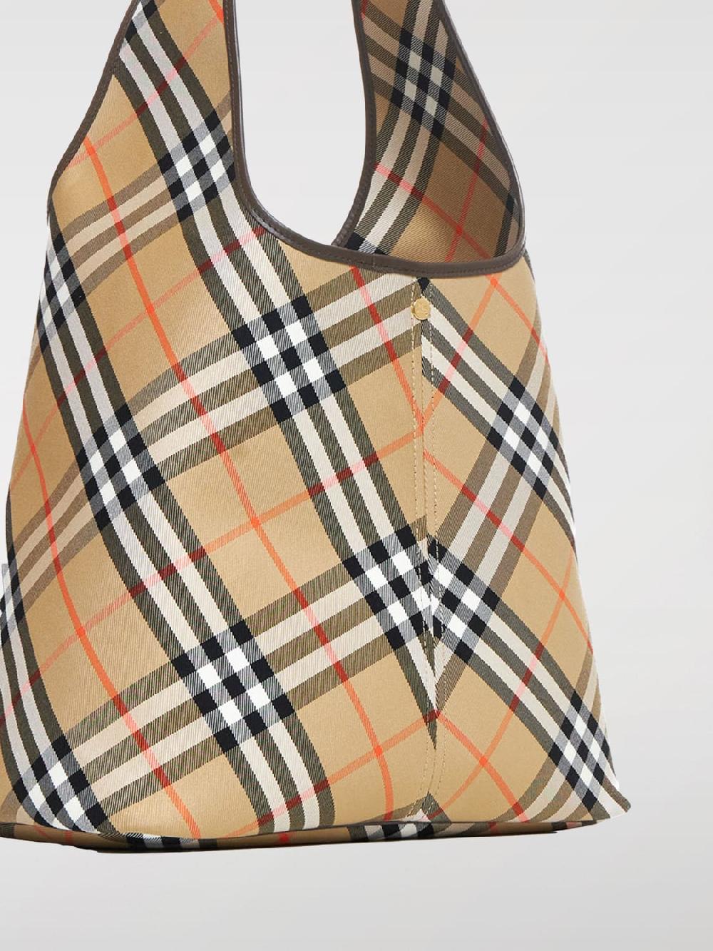 Giglio Borsa Vintage Check Burberry In Canvas Jacquard