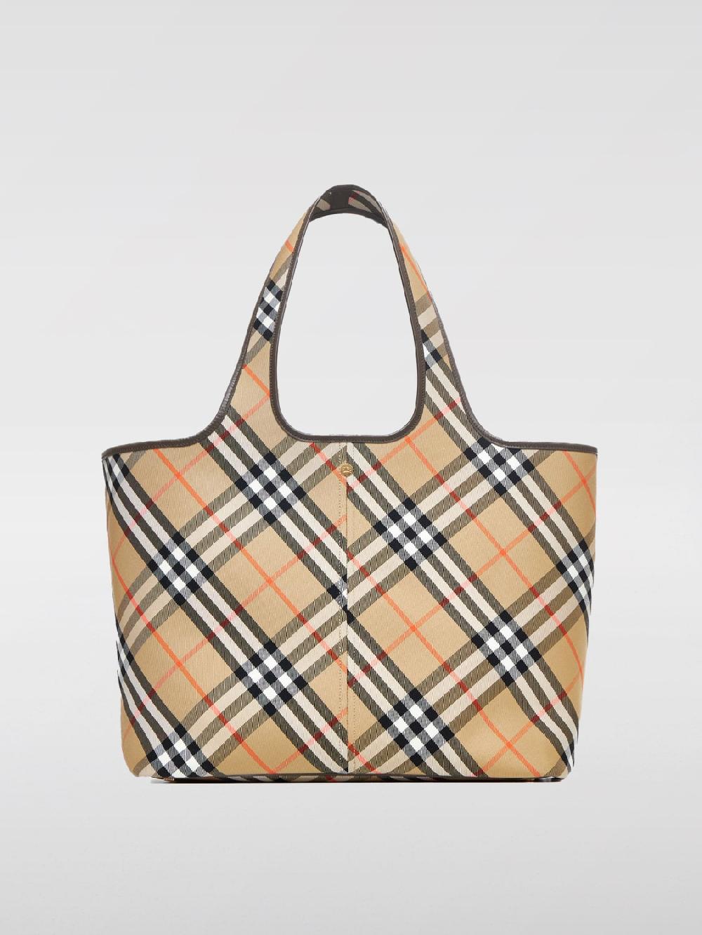 Giglio Borsa Vintage Check Burberry in canvas jacquard
