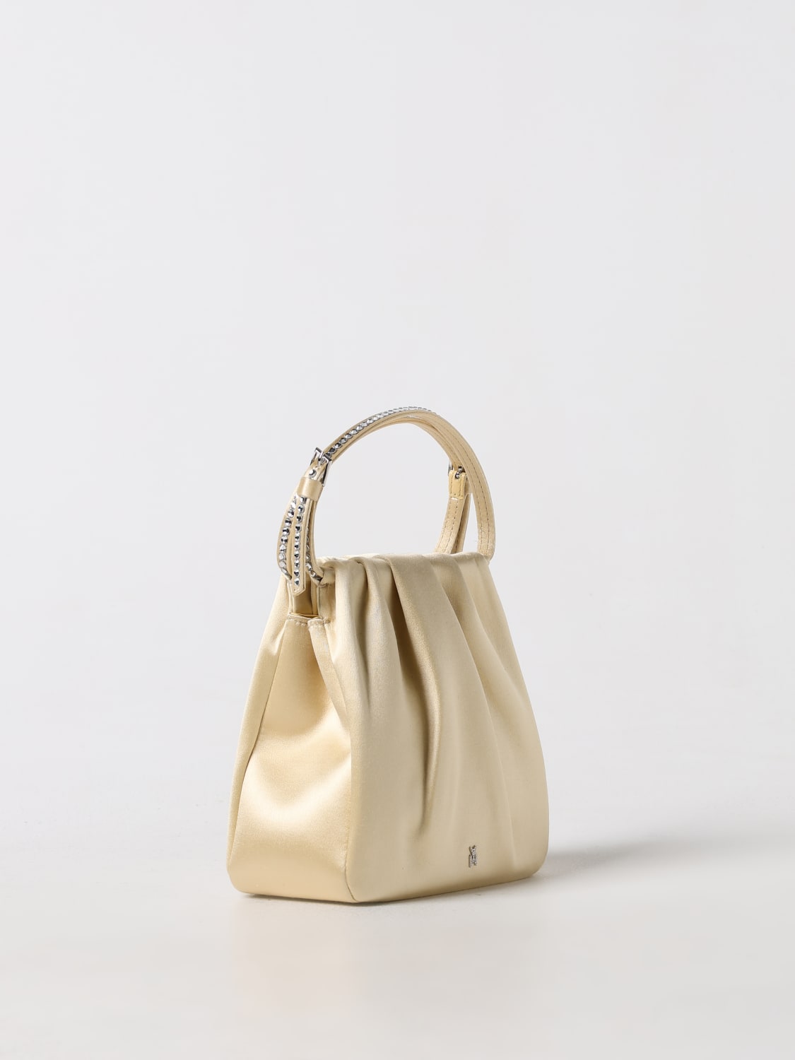 Giglio Borsa Vittoria Amina Muaddi In Raso Con Strass