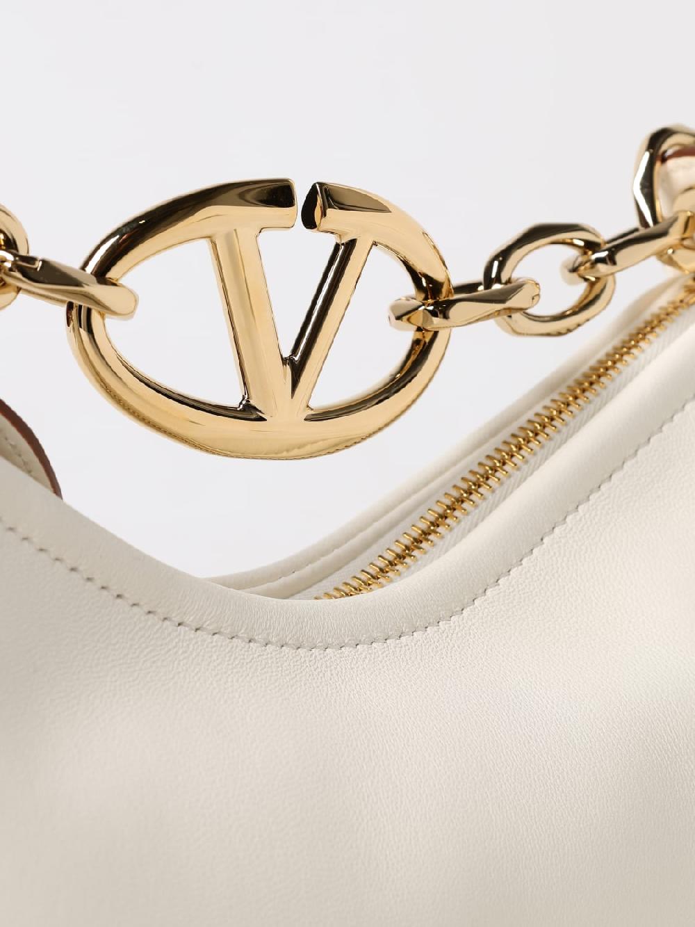 Giglio Borsa VLogo Signature Moon Valentino Garavani In Nappa