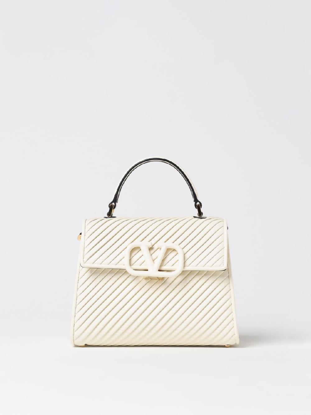 Giglio Borsa VLogo Signature Valentino Garavani in nappa plissè