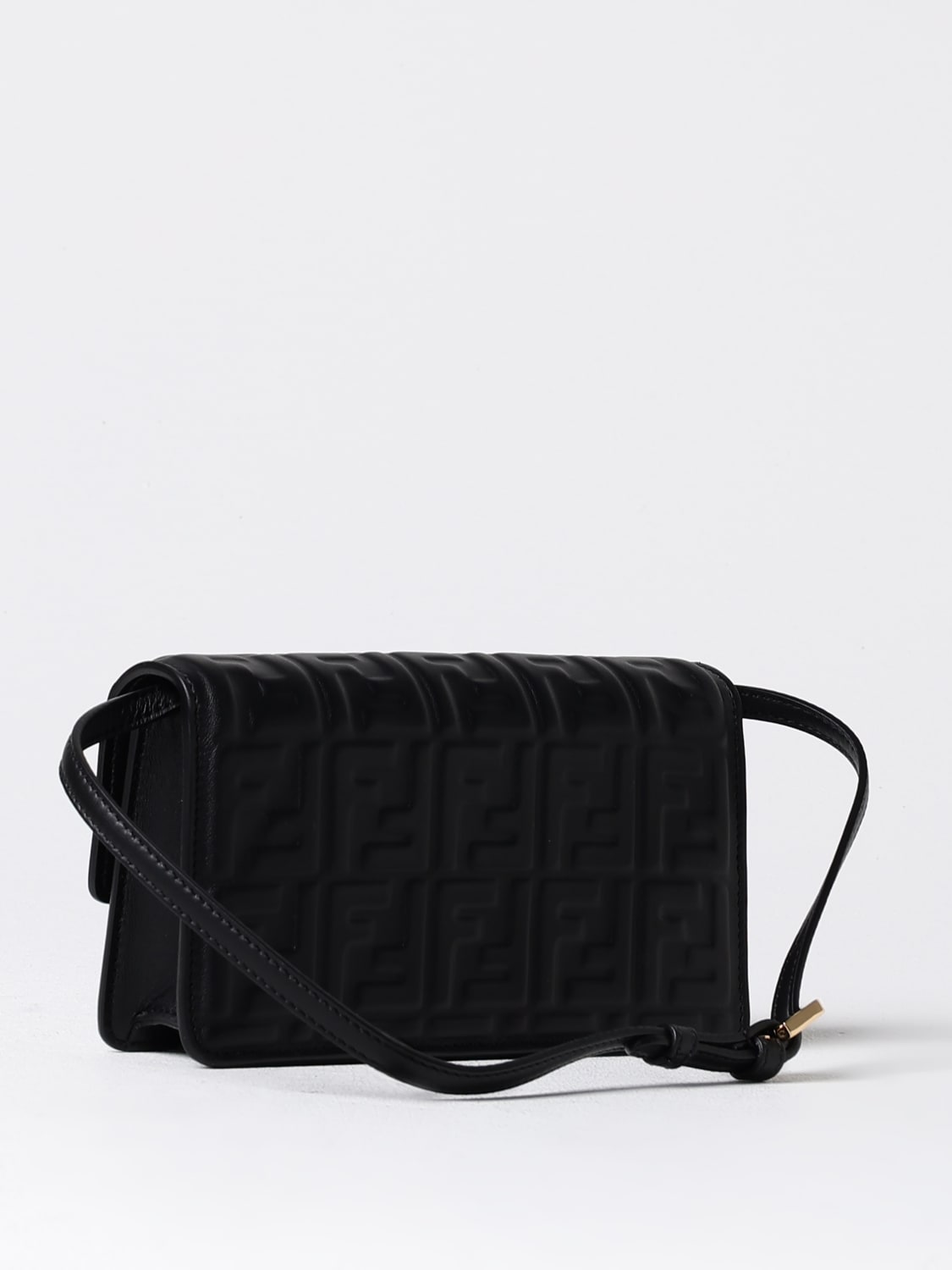 Giglio Borsa Wallet Fendi In Nappa Con Monogram FF All Over