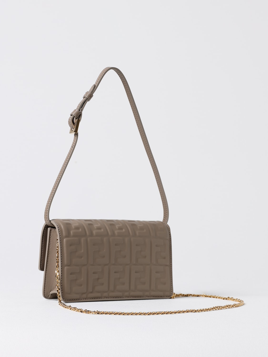 Giglio Borsa Wallet Fendi In Nappa Con Monogram FF All Over