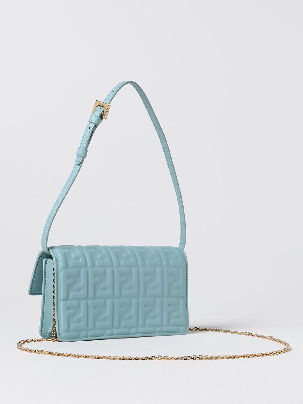 Giglio Borsa Wallet Fendi In Nappa Con Monogram FF All Over