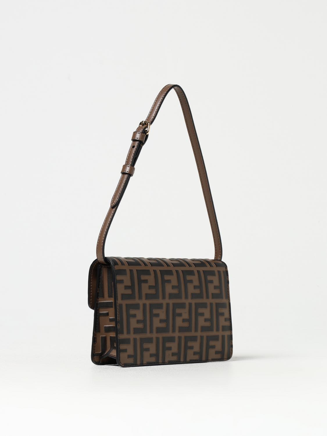 Giglio Borsa Wallet FF Diamonds Fendi In Pelle Con Monogram FF All Over