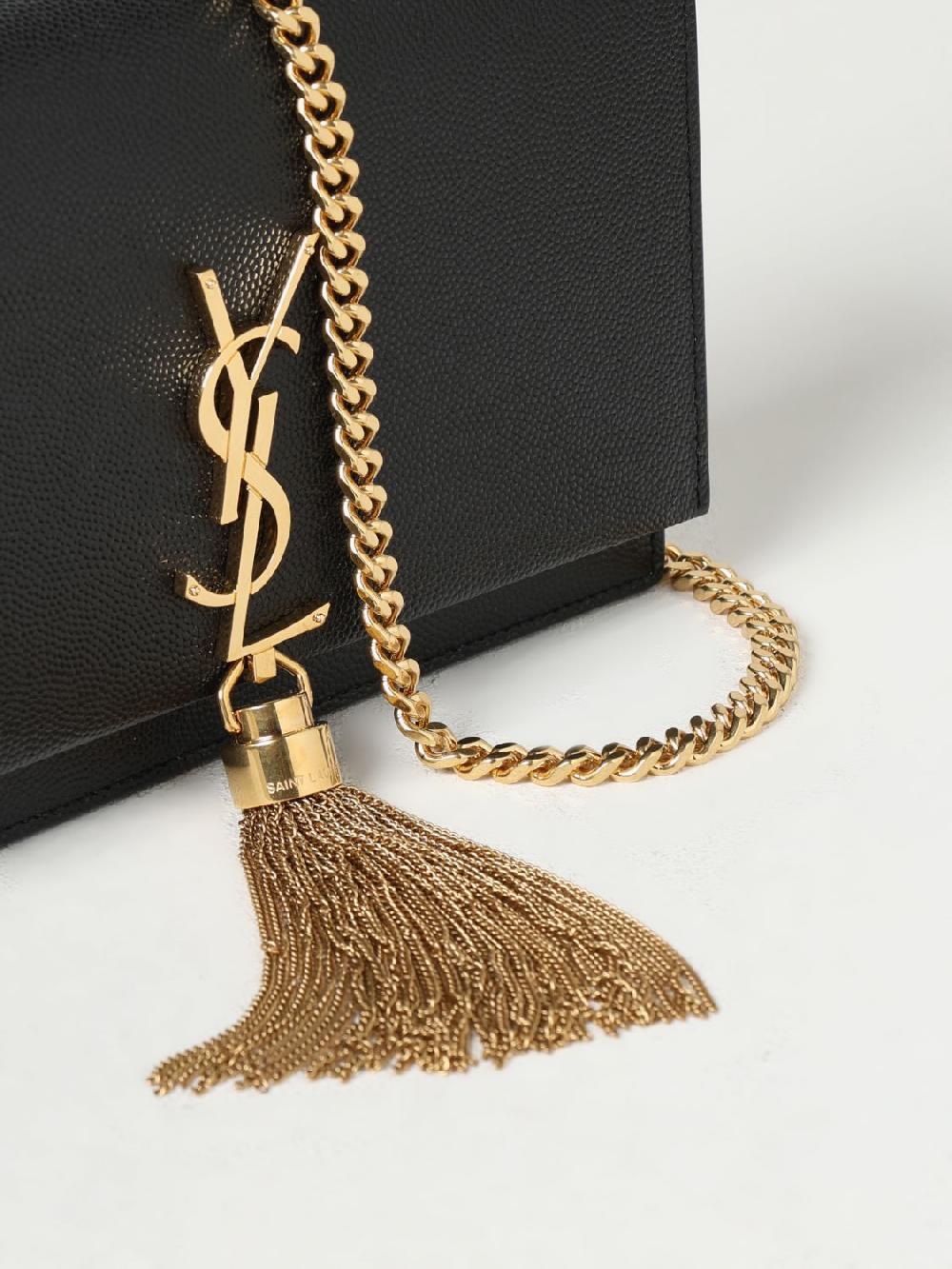 Giglio Borsa Wallet Kate Saint Laurent In Pelle Grain De Proude