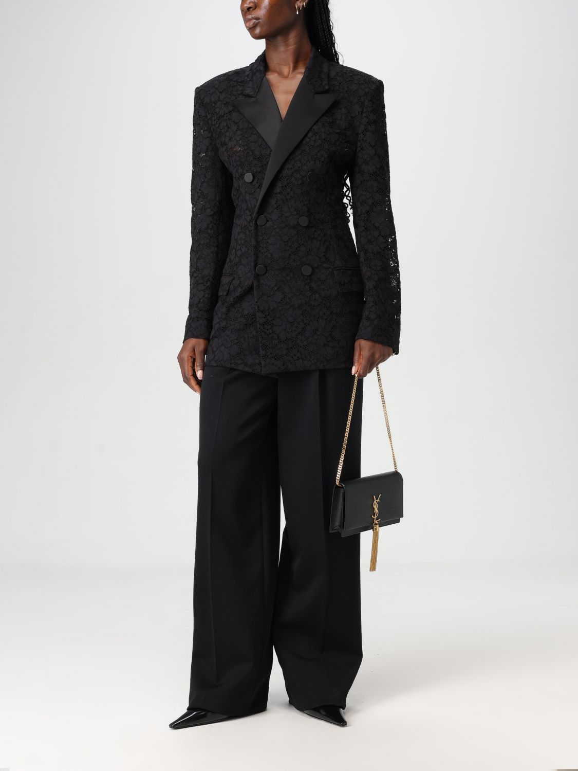 Giglio Borsa Wallet Kate Saint Laurent In Pelle Grain De Proude