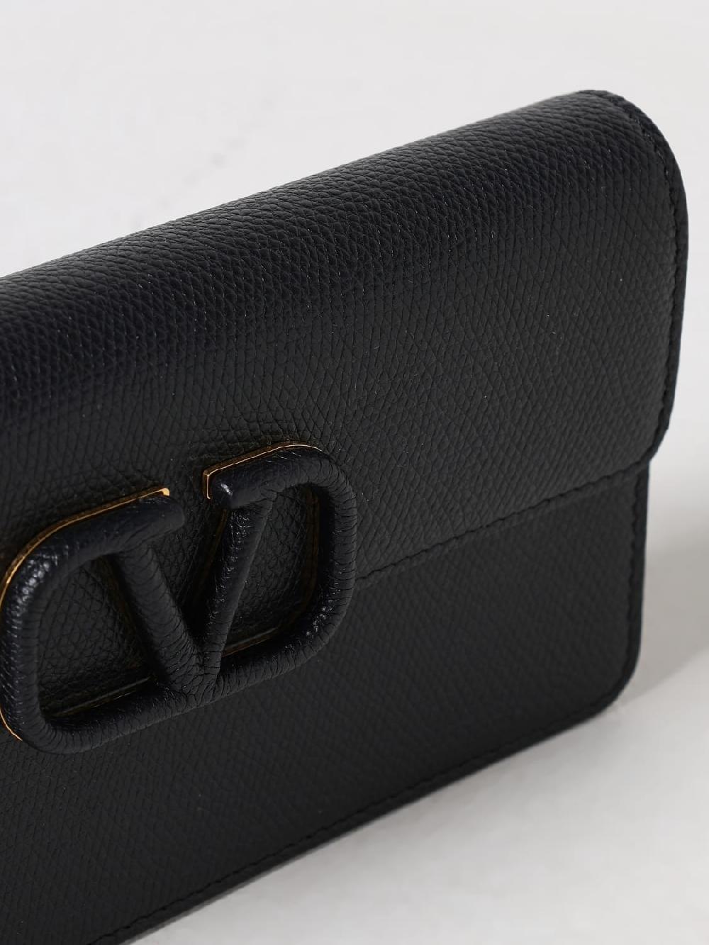 Giglio Borsa Wallet Locò Valentino Garavani In Pelle A Grana