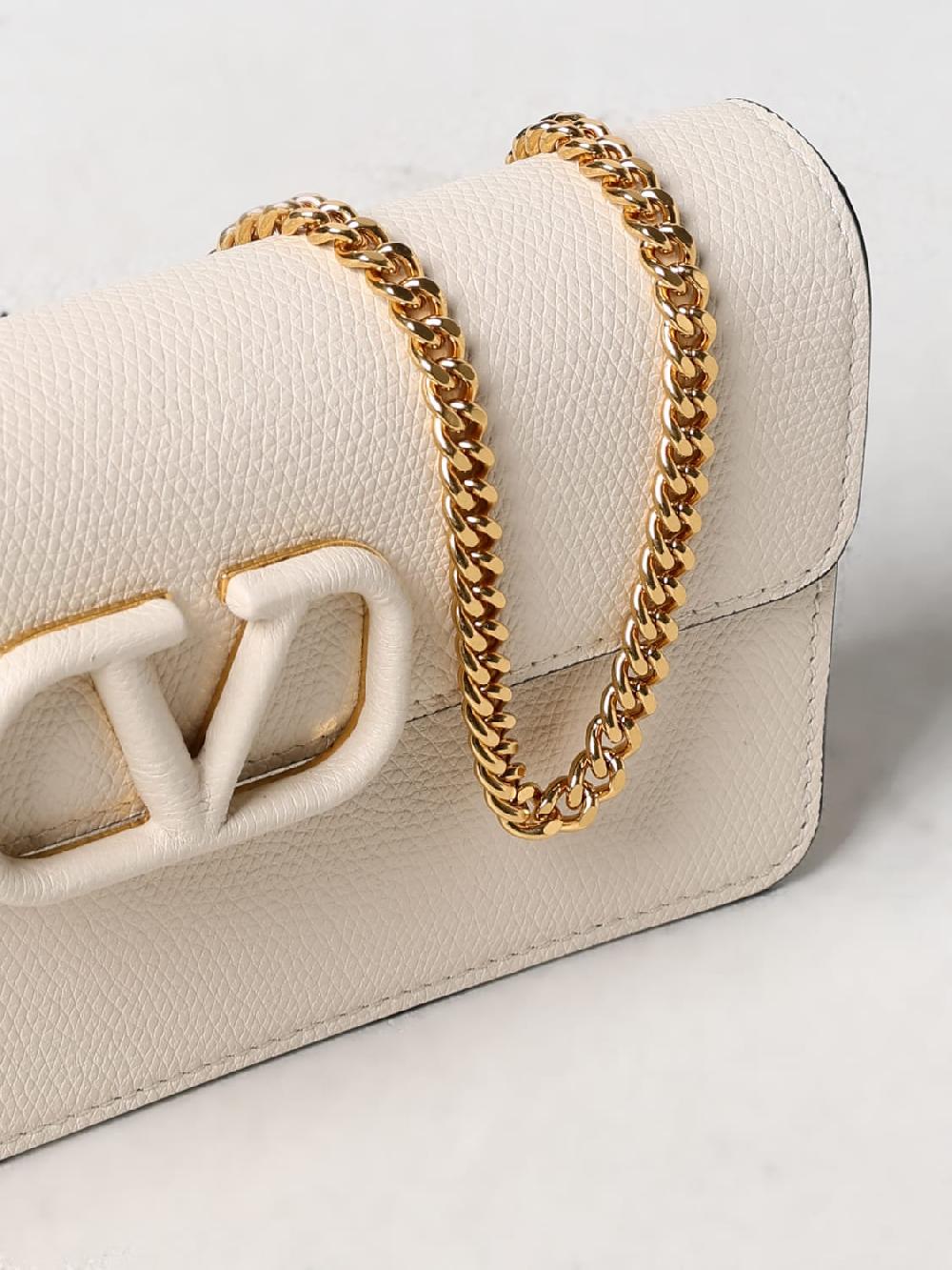 Giglio Borsa Wallet Locò Valentino Garavani In Pelle A Grana