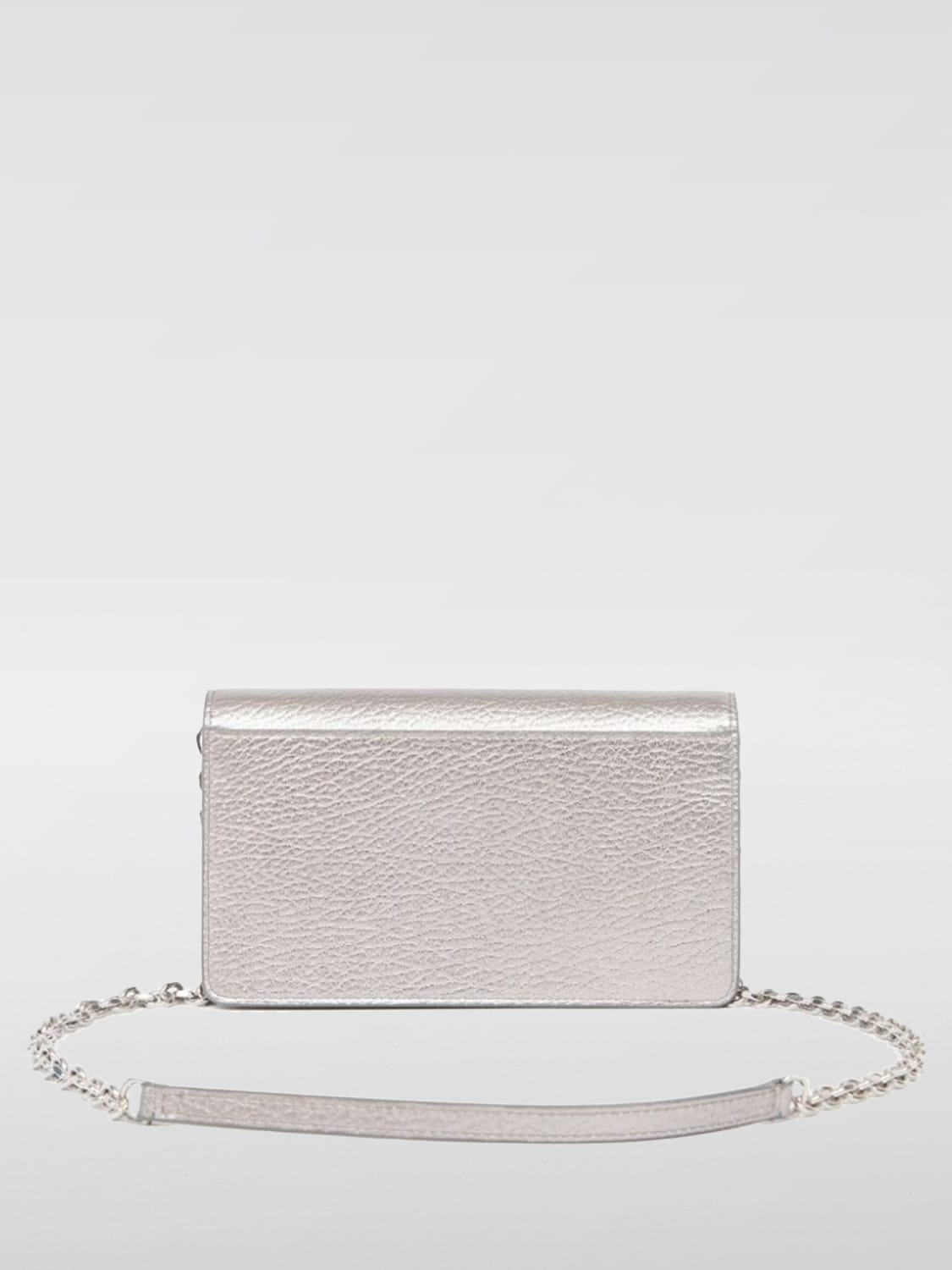 Giglio Borsa Wallet Maison Margiela In Pelle Martellata Laminata