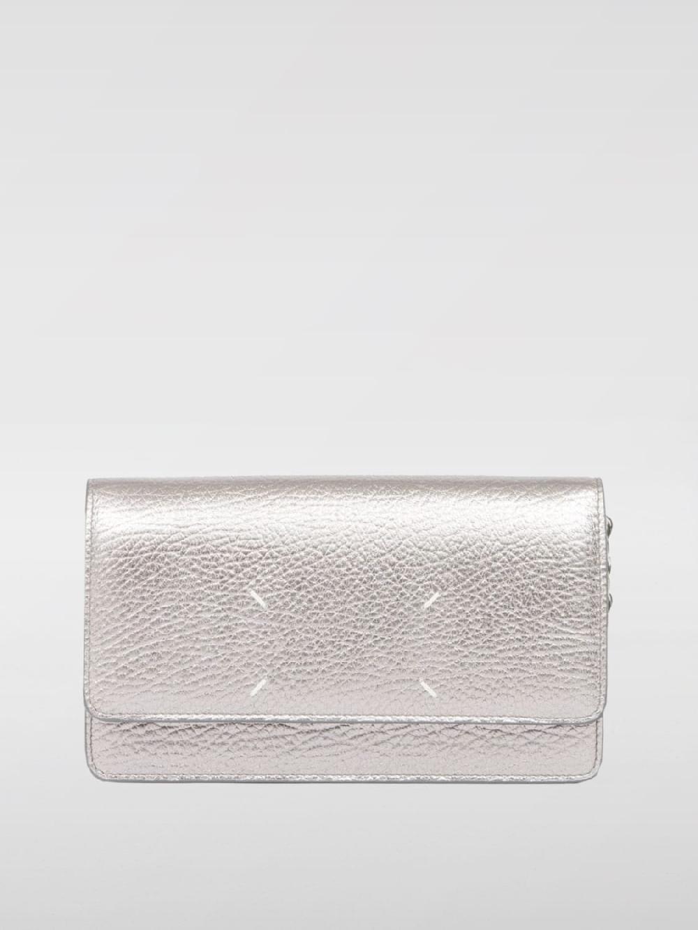 Giglio Borsa wallet Maison Margiela in pelle martellata laminata